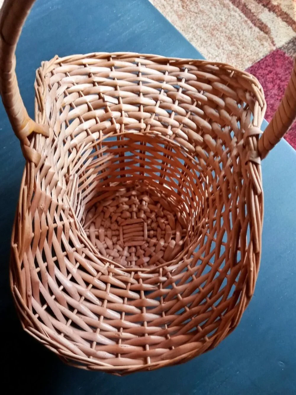 2 Unique Vintage Baskets Home Decor Cottagecore Shabby Chic Rustic Farmhouse